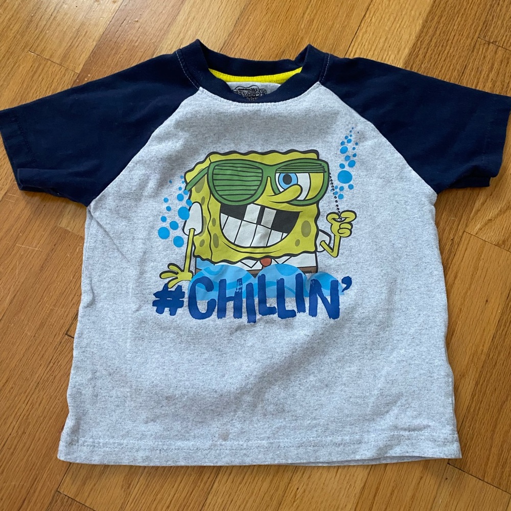 Tshirt boys 4T sport square pants